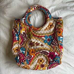 Colorful Quilted Tote Bag by Vera Bradley